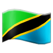 flag: Tanzania on platform Samsung