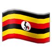 flag: Uganda on platform Samsung
