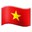 flag: Vietnam on platform Samsung
