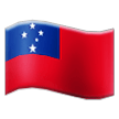 flag: Samoa on platform Samsung