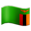 flag: Zambia on platform Samsung
