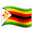 flag: Zimbabwe on platform Samsung