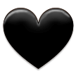 black heart on platform Samsung