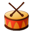 drum with drumsticks on platform Samsung