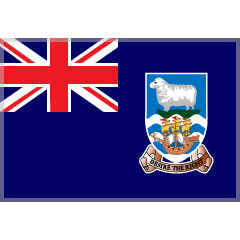 flag: Falkland Islands on platform Skype