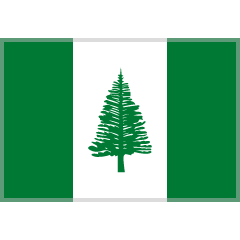 flag: Norfolk Island on platform Skype