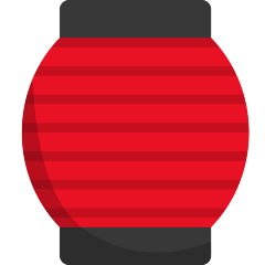 red paper lantern on platform Skype
