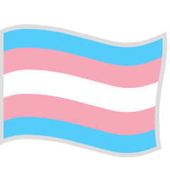 transgender flag on platform Skype
