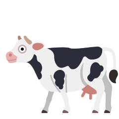 cow on platform Skype