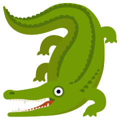 crocodile on platform Skype