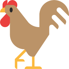 rooster on platform Skype