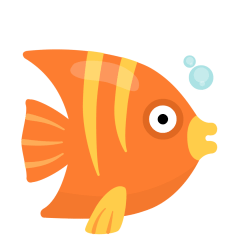 tropical fish on platform Skype