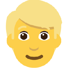 man: blond hair on platform Skype