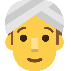 man wearing turban on platform Skype