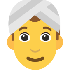person wearing turban on platform Skype