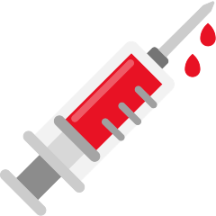 syringe on platform Skype