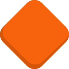 large orange diamond on platform Skype