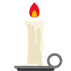 candle on platform Skype