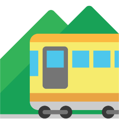 mountain railway on platform Skype