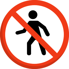 no pedestrians on platform Skype