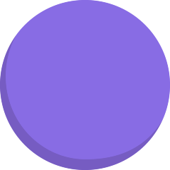 purple circle on platform Skype