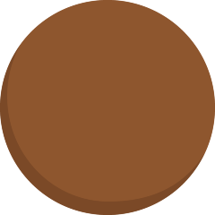 brown circle on platform Skype