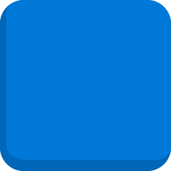 blue square on platform Skype