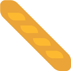 baguette bread on platform Skype