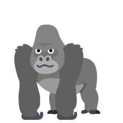gorilla on platform Skype