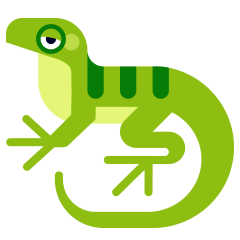 lizard on platform Skype