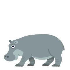 hippopotamus on platform Skype