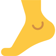foot on platform Skype