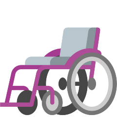 manual wheelchair on platform Skype