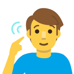 deaf man on platform Skype