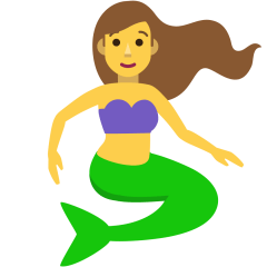 mermaid on platform Skype