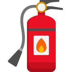 fire extinguisher on platform Skype