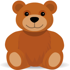 teddy bear on platform Skype