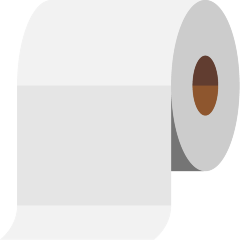 roll of paper on platform Skype