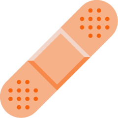 adhesive bandage on platform Skype
