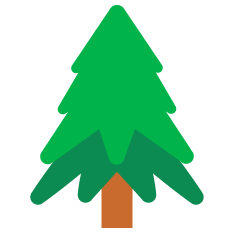 evergreen tree on platform Skype
