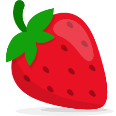 strawberry on platform Skype