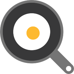 fried egg on platform Skype