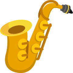 saxophone on platform Skype