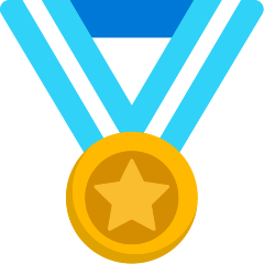 sports medal on platform Skype