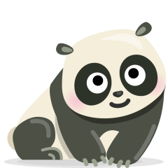 panda face on platform Skype