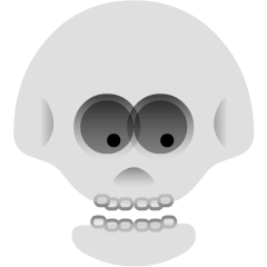 skull on platform Skype