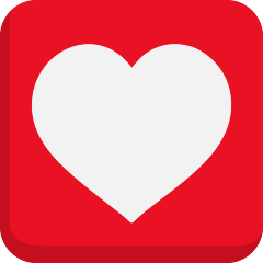 heart decoration on platform Skype