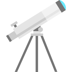 telescope on platform Skype