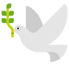 dove of peace on platform Skype