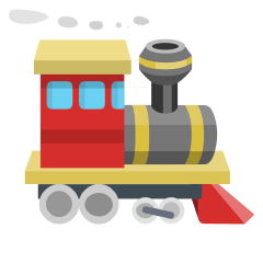 steam locomotive on platform Skype